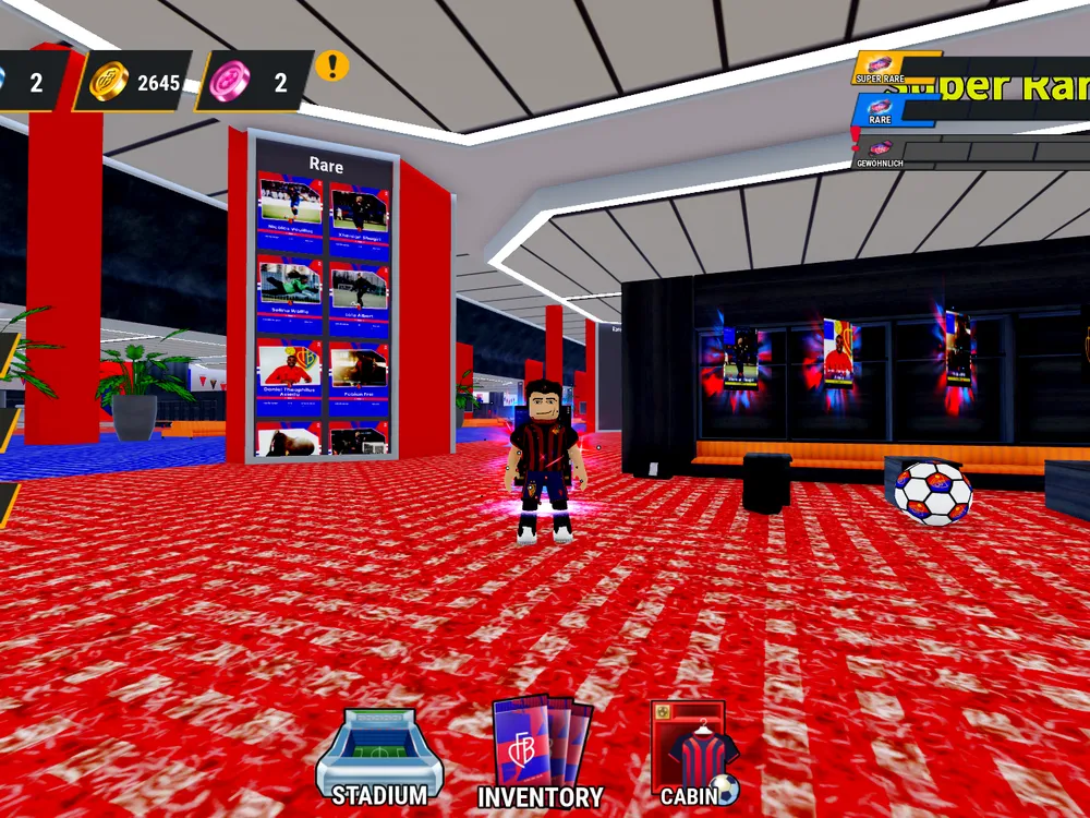 The FC Basel 1893 Clubhouse world on Roblox